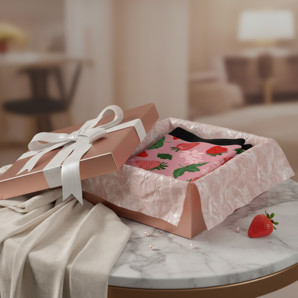 Strawberry Bloom Skirt in Gift Box