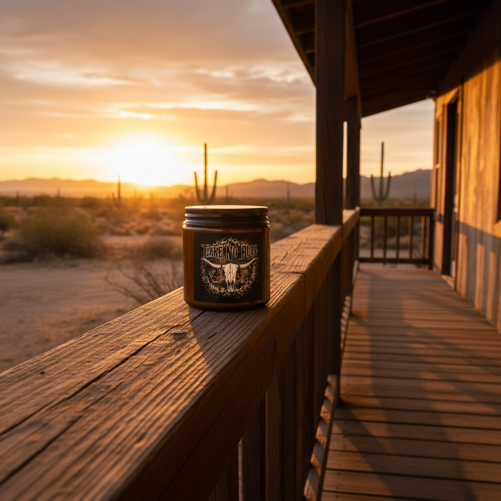 Take No Bull Candle - Porch