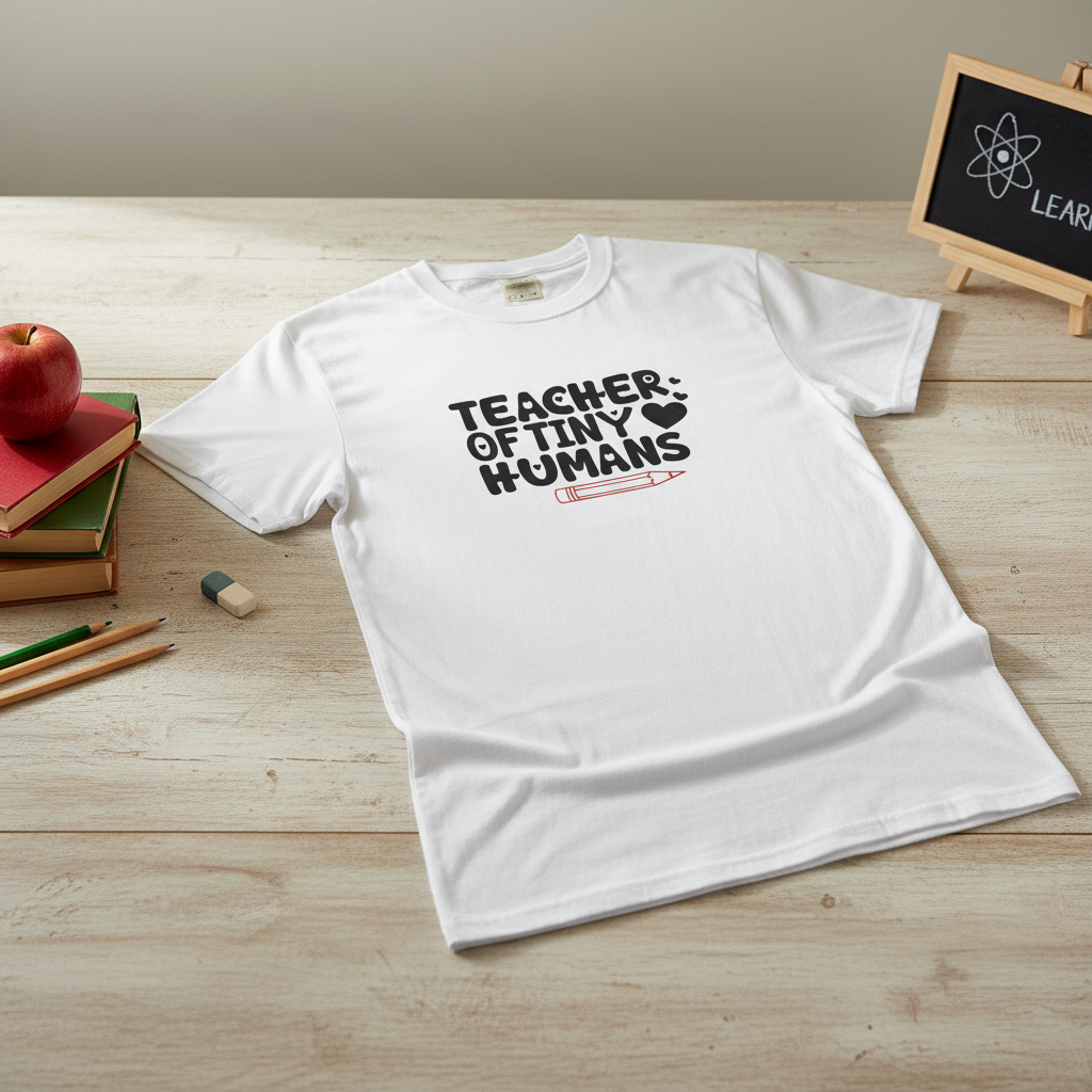 Teacher of Tiny Humans T-Shirt Display