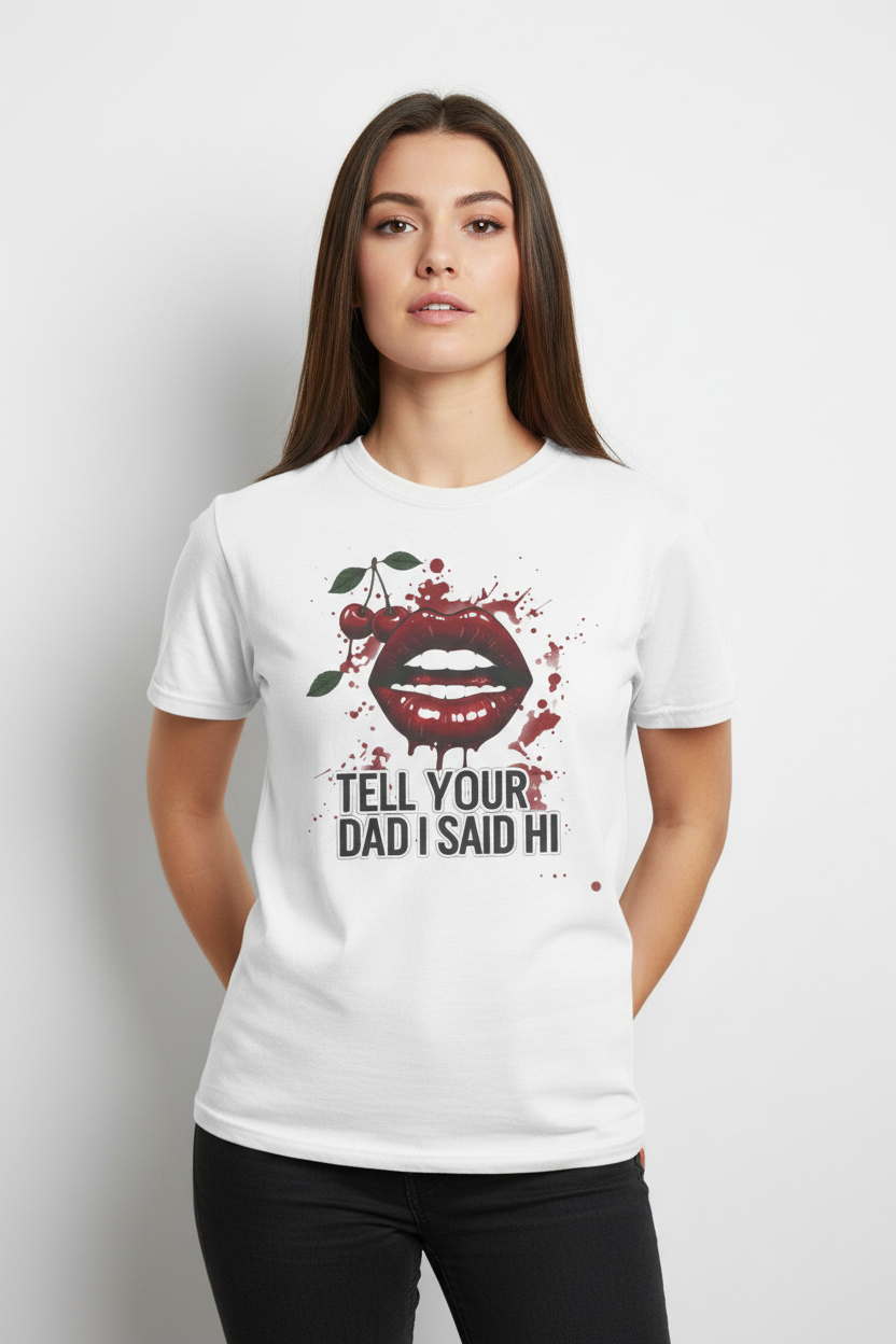 Tell Your Dad I Said Hi — Center Zoom Studio Mockup