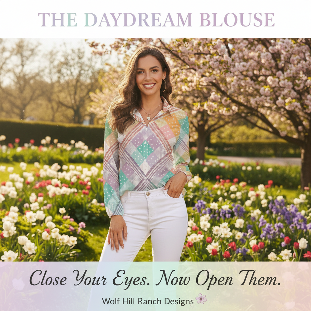The Daydream Blouse Sales Ad Poster