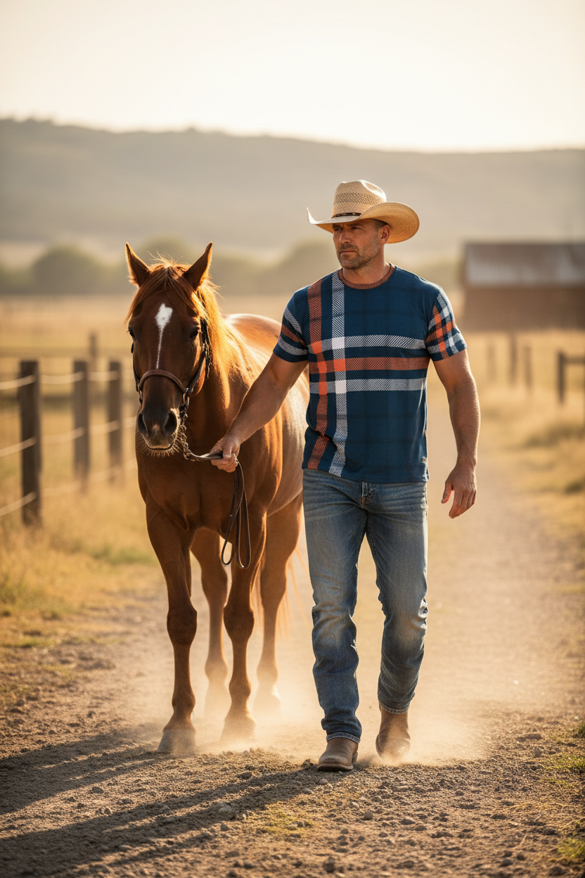 The Early Riser Tee — Leading Horse