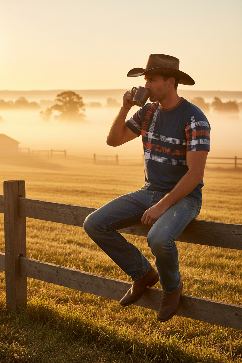 The Early Riser Tee — Morning Coffee