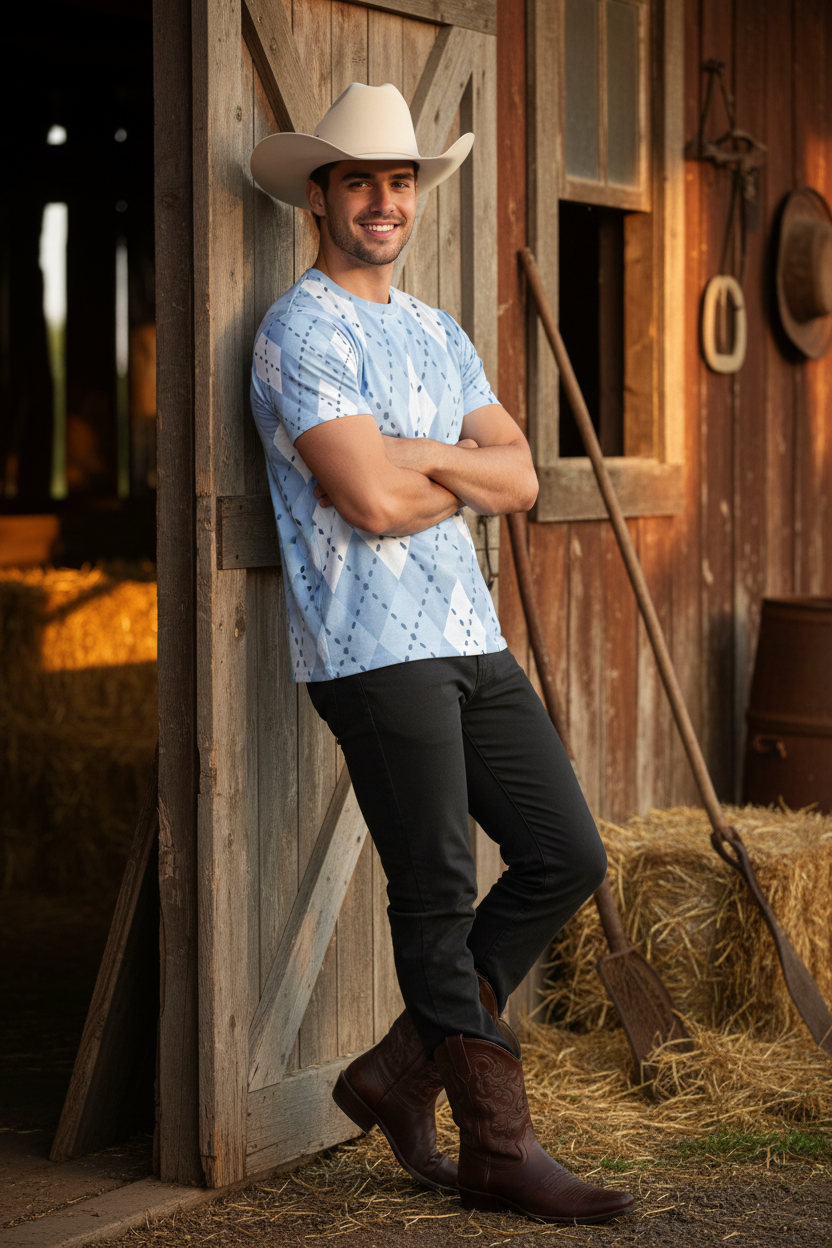 The Gentleman Rancher Tee — Barn Door