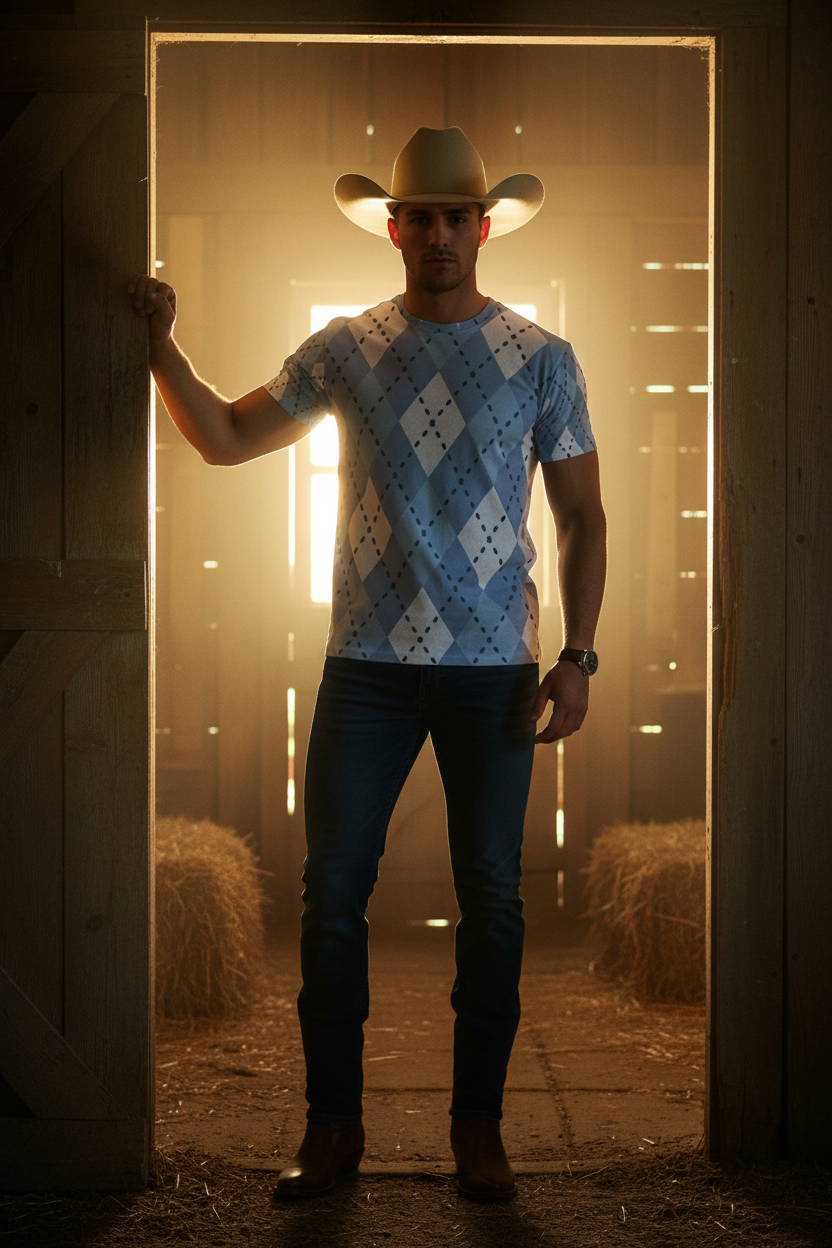 The Gentleman Rancher Tee — Barn Doorway