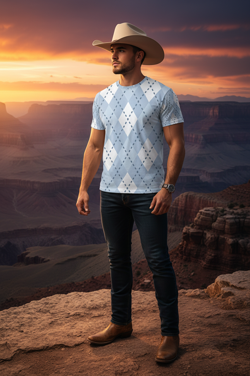 The Gentleman Rancher Tee — Canyon Overlook