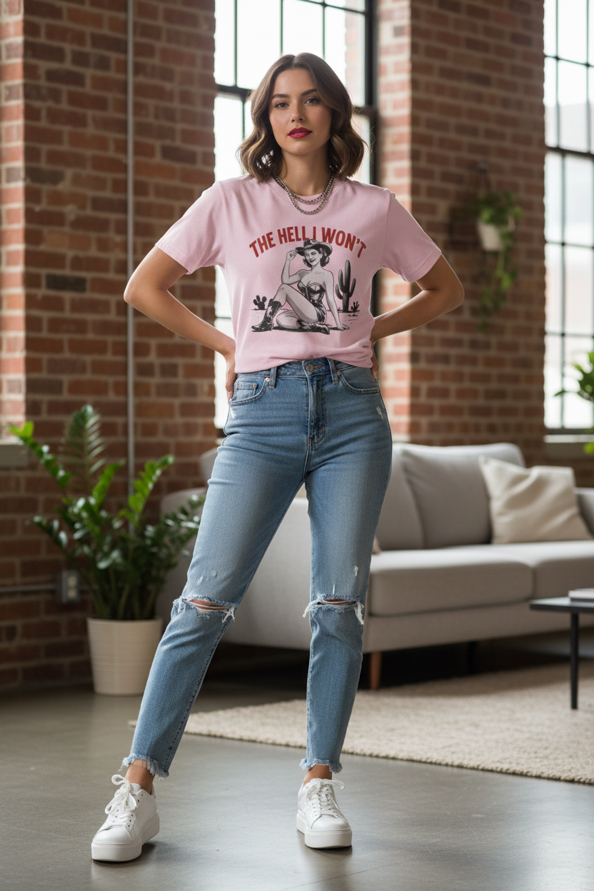 The Hell I Won't - Mockup 6