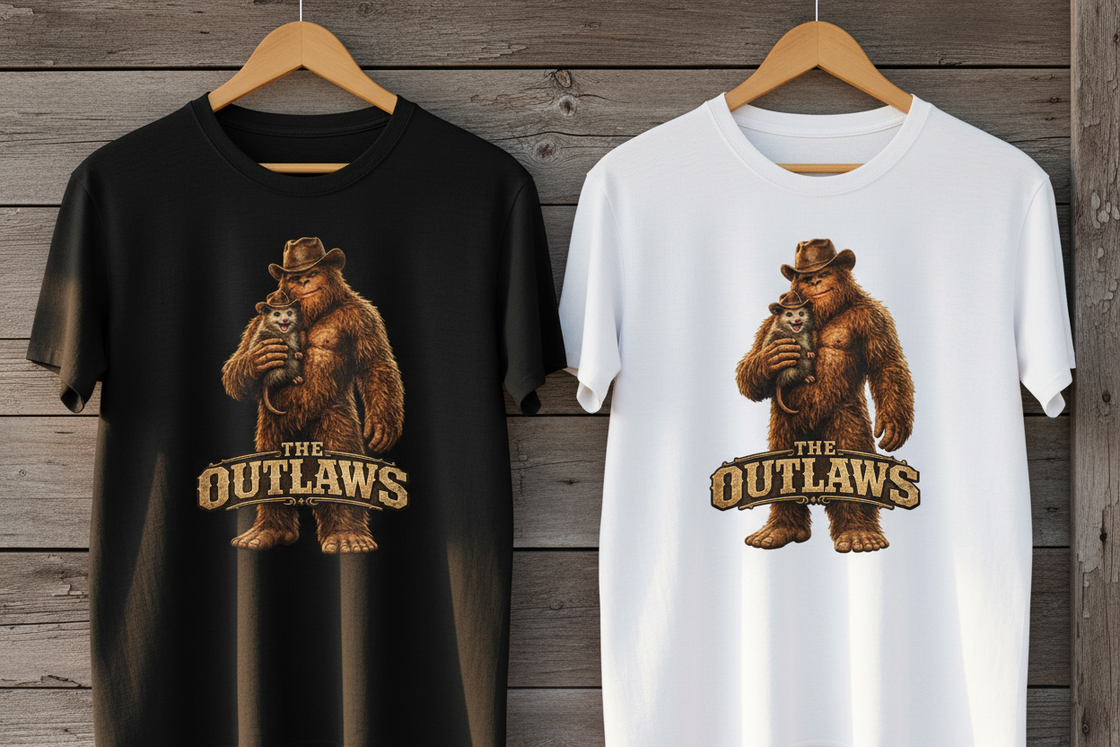 The Outlaws — Black & White Side by Side
