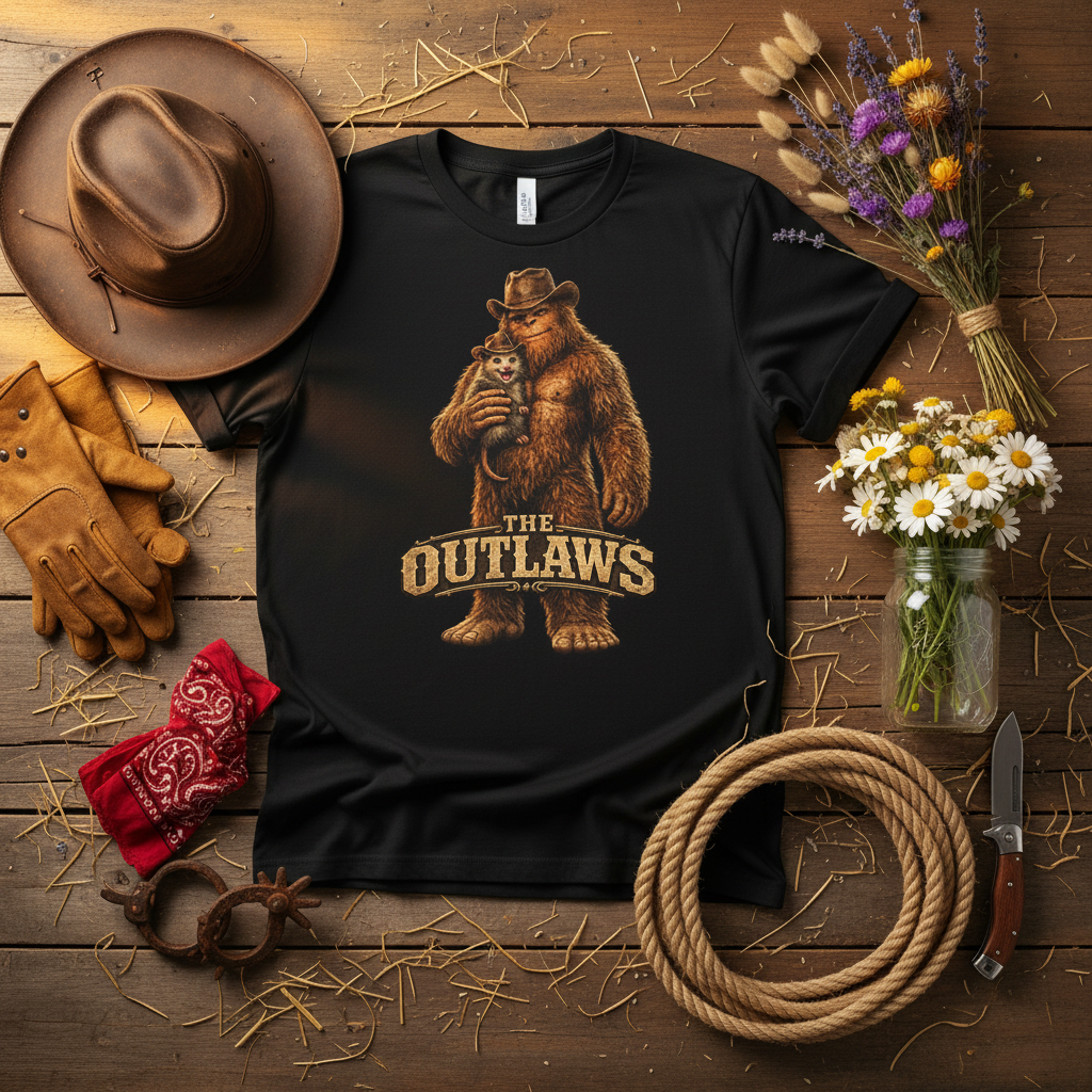 The Outlaws — Western Flat Lay