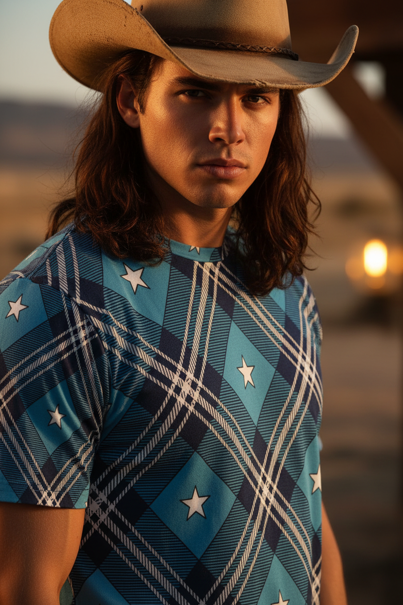 The Ranch Star Tee — Ultra Realistic Close Up