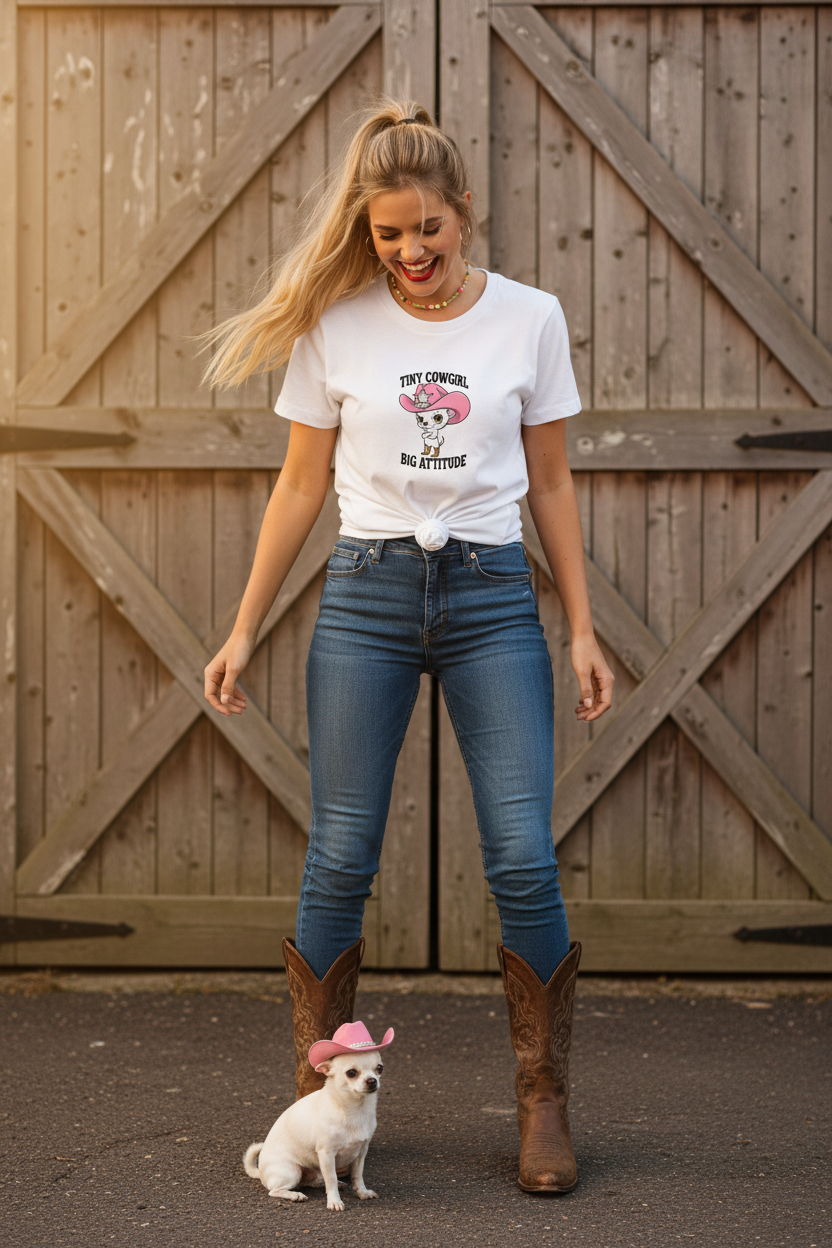 Tiny Cowgirl - Laughing with Coco