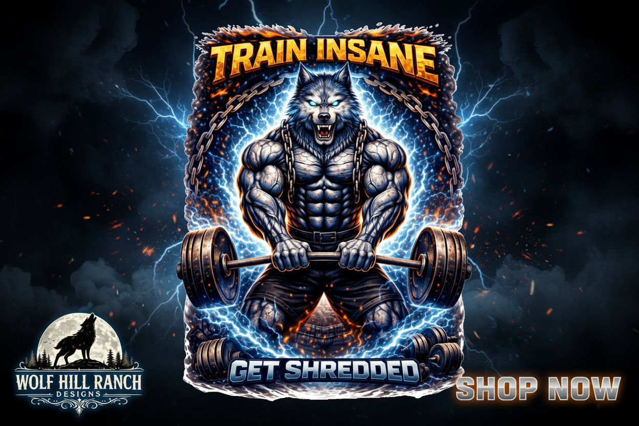 Train Insane Get Shredded - Banner with Your Logo