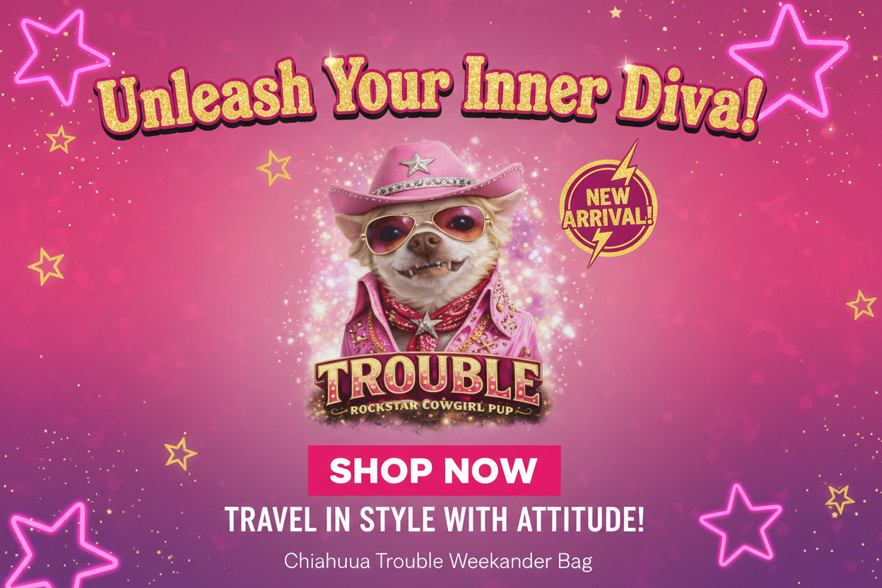 Trouble Bag Sales Banner