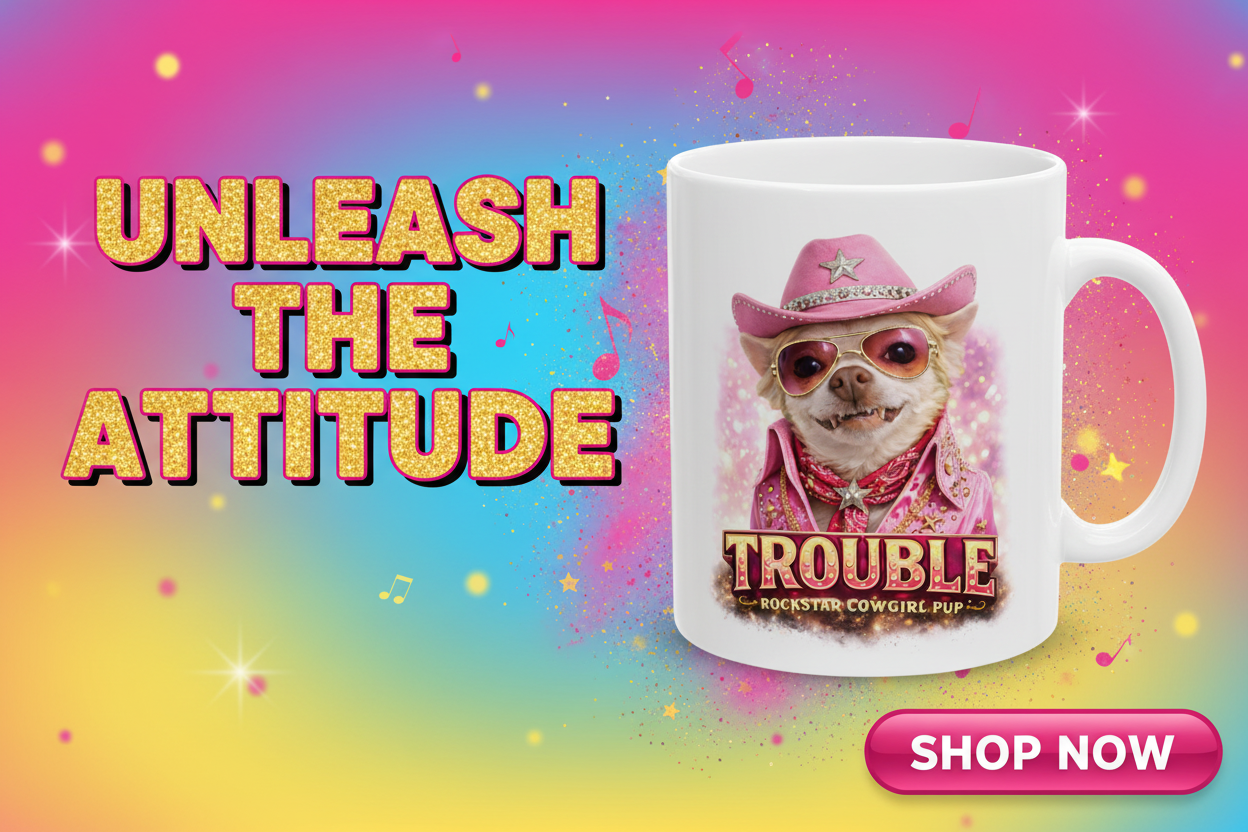 Trouble Mug Clean Banner