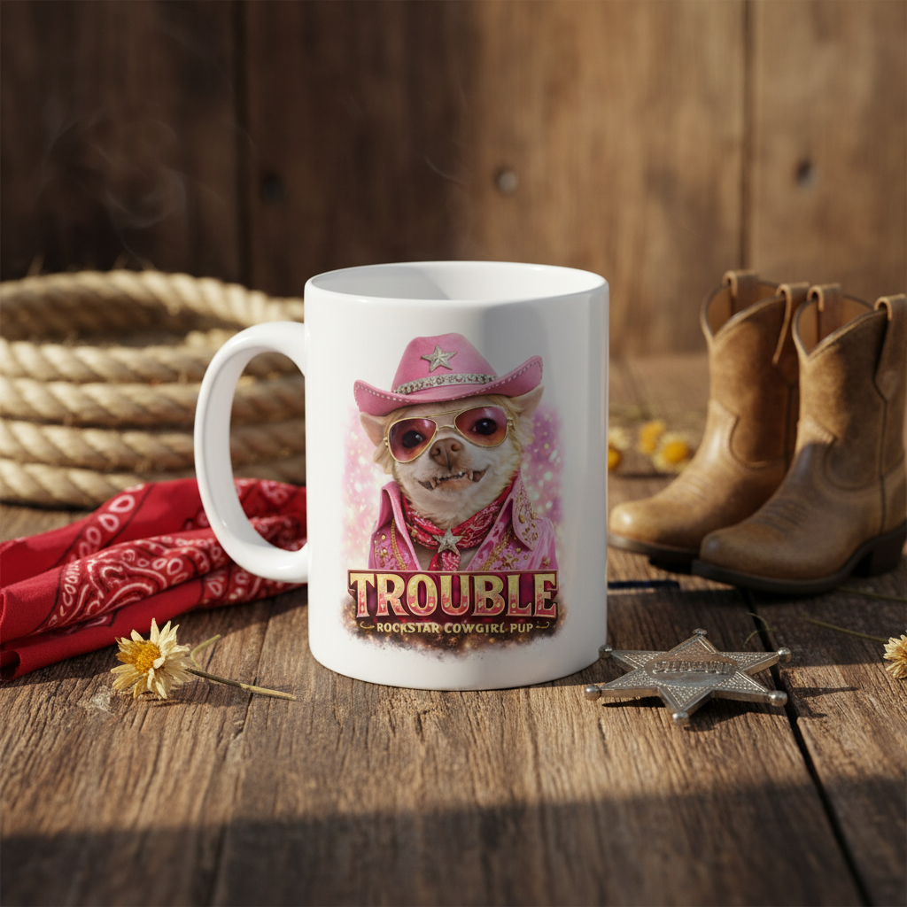 Trouble Mug Western