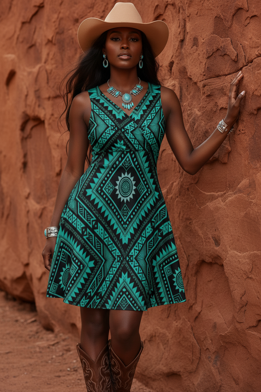 Turquoise Aztec – Canyon Wall
