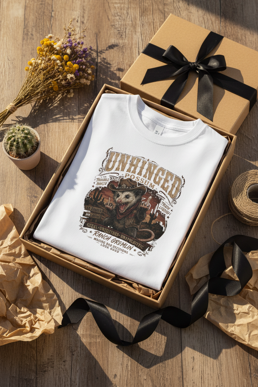 Unhinged Possum - Gift Box Shot