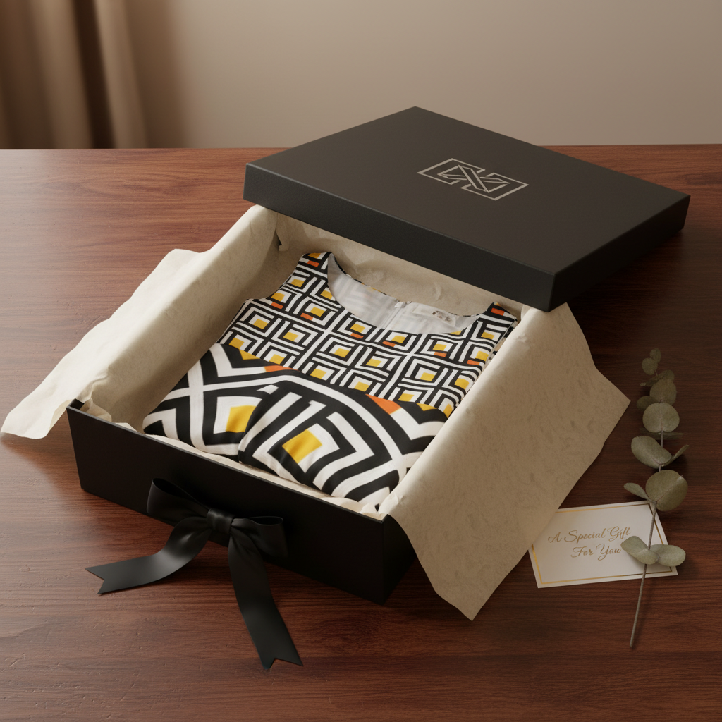 Vintage Elite Society Dress Gift Box