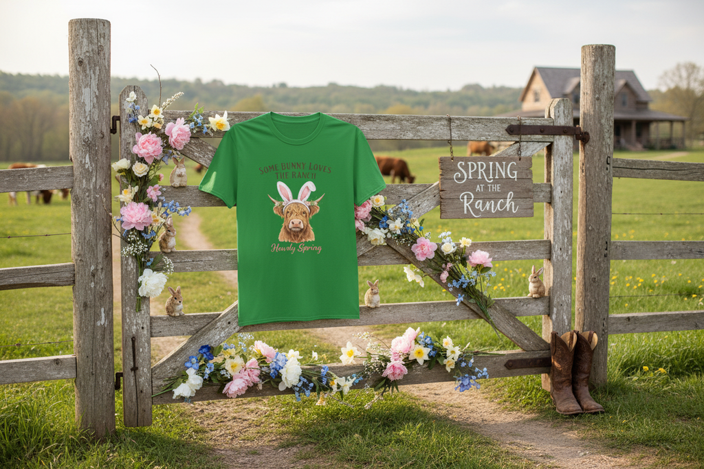 Vintage Gate Spring Mockup