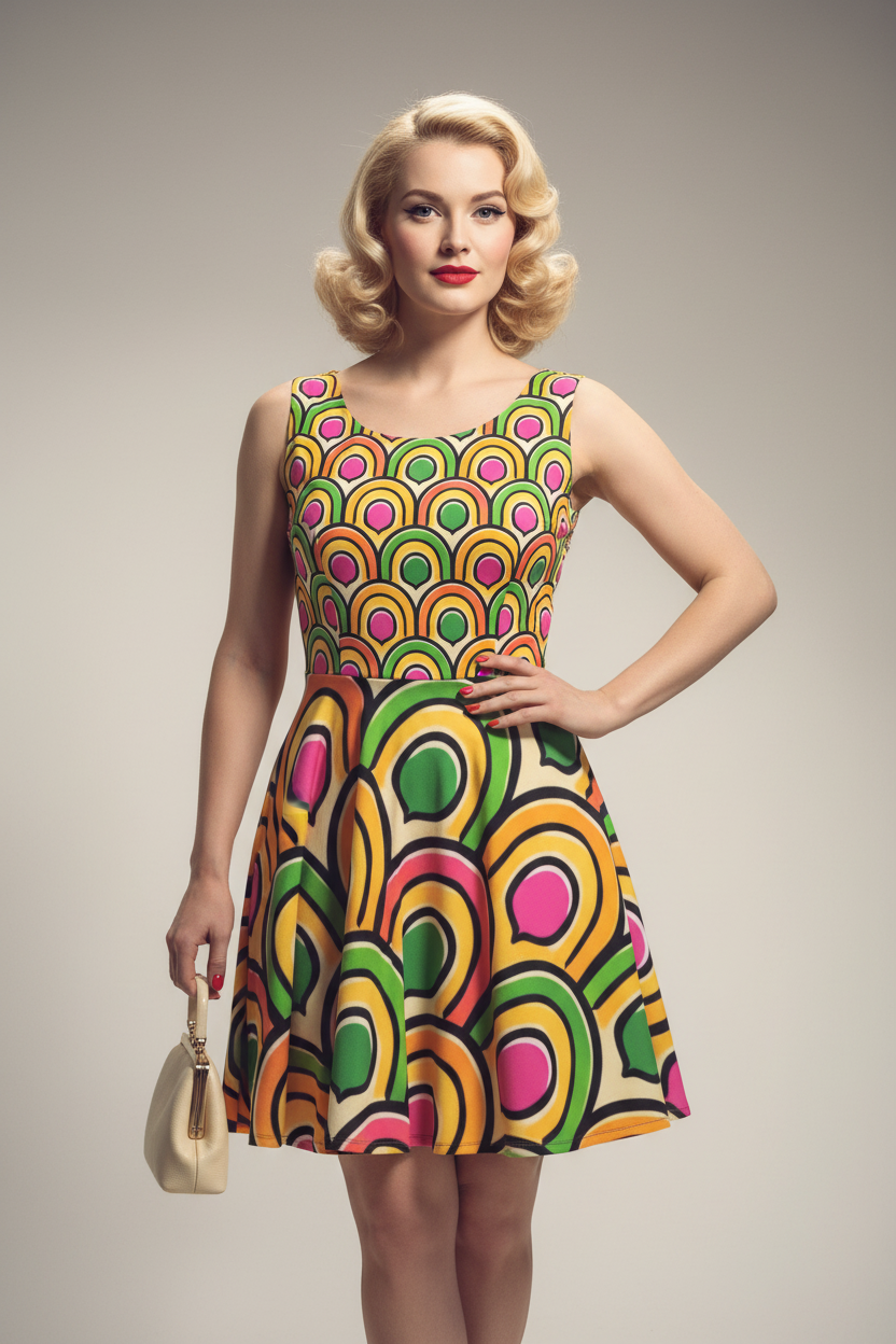 Vintage Hollywood Blonde Mockup 1