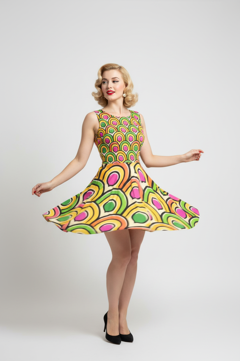 Vintage Hollywood Blonde Mockup 3