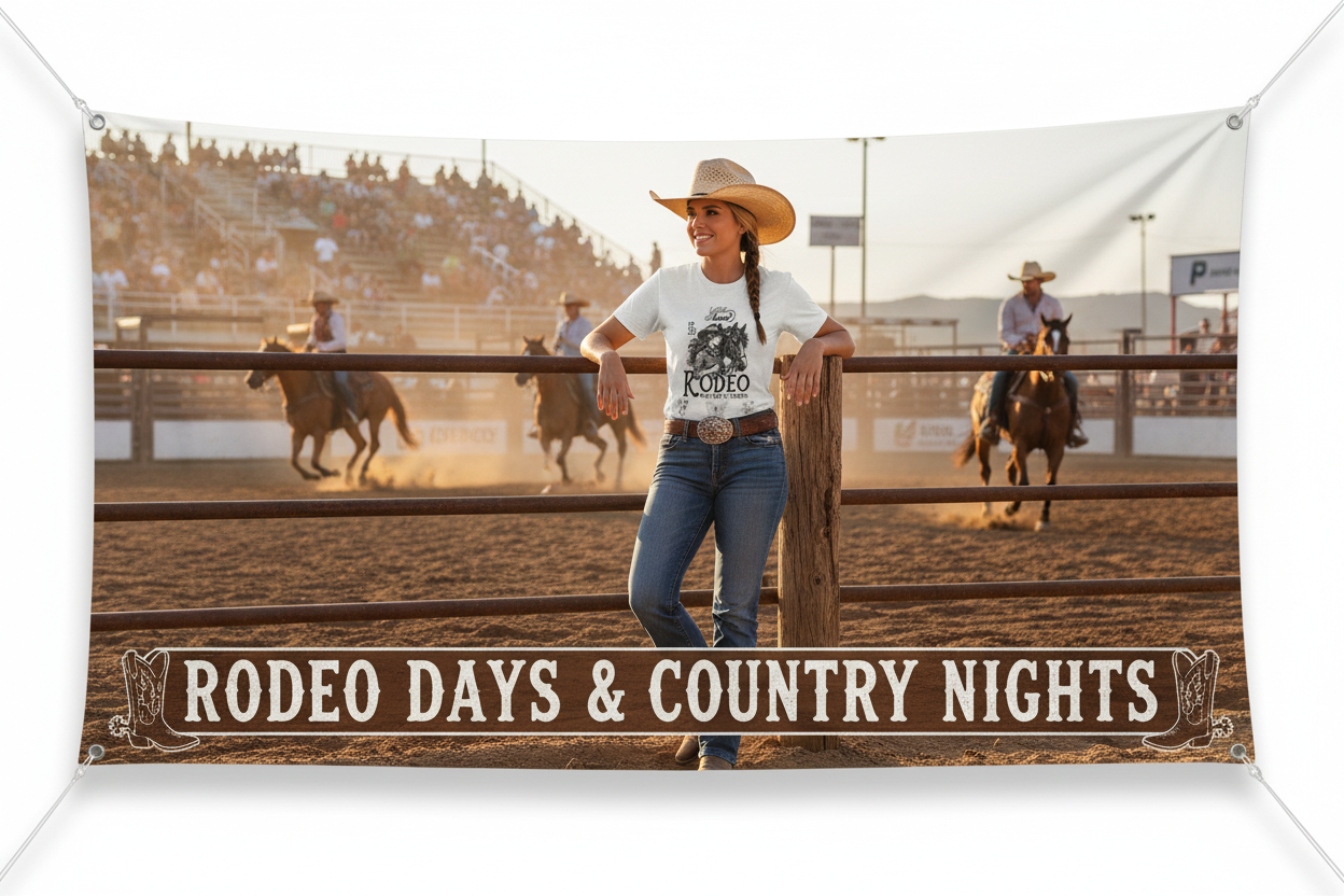 Vintage Rodeo Tee - Rodeo Banner