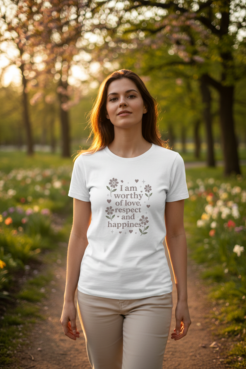 Walking through peaceful park at golden hour