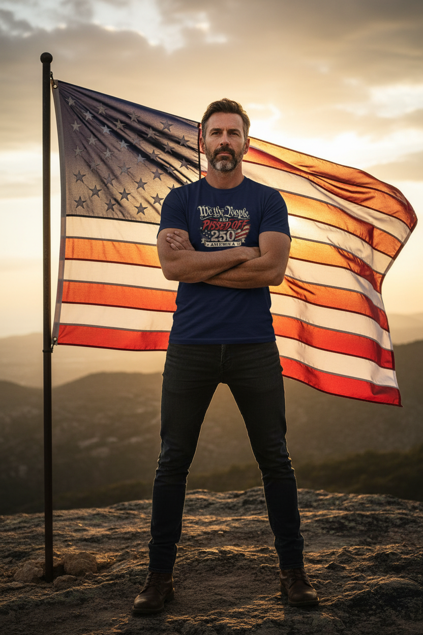 We the People are Pissed - Midnight Blue
