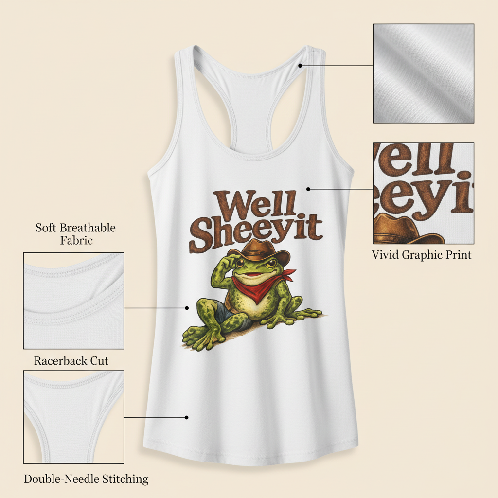 Well Sheeyit Tank - Fabric Display