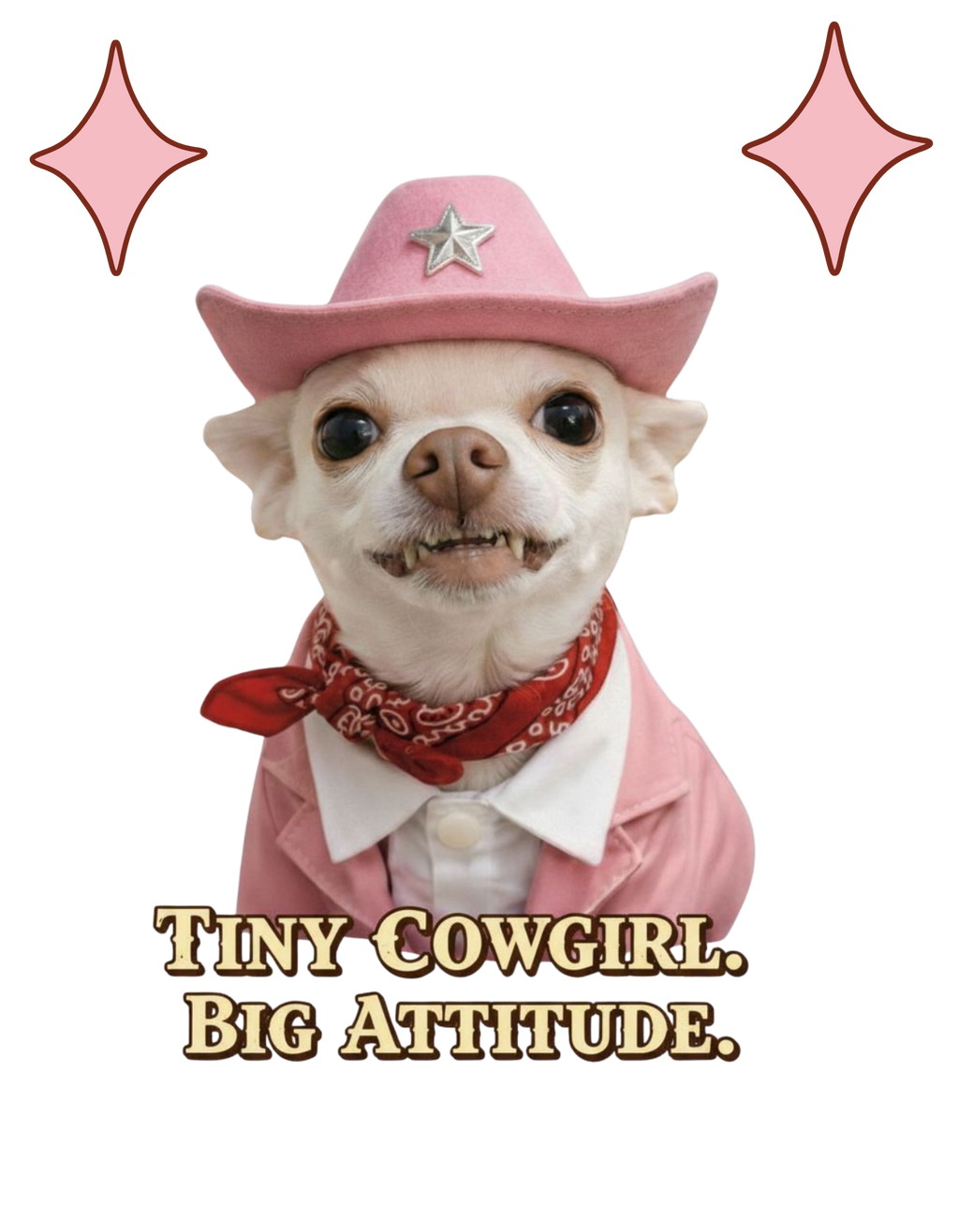 Tiny Cowgirl Big Attitude Tee