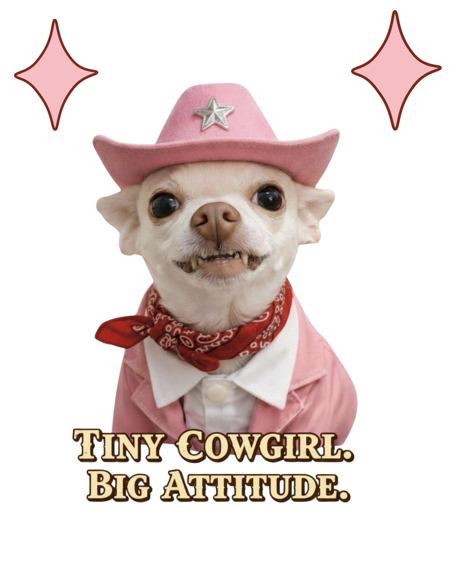 Tiny Cowgirl Big Attitude Tee