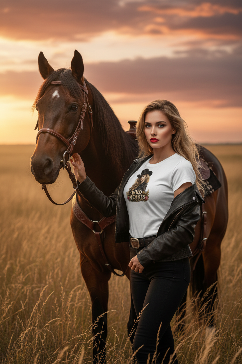 Wild Hearts - Photorealistic Ranch Golden Hour