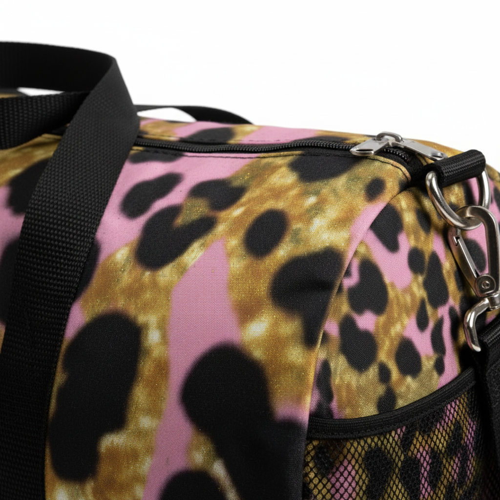 Wild Luxe Duffel – Fabric Close-Up