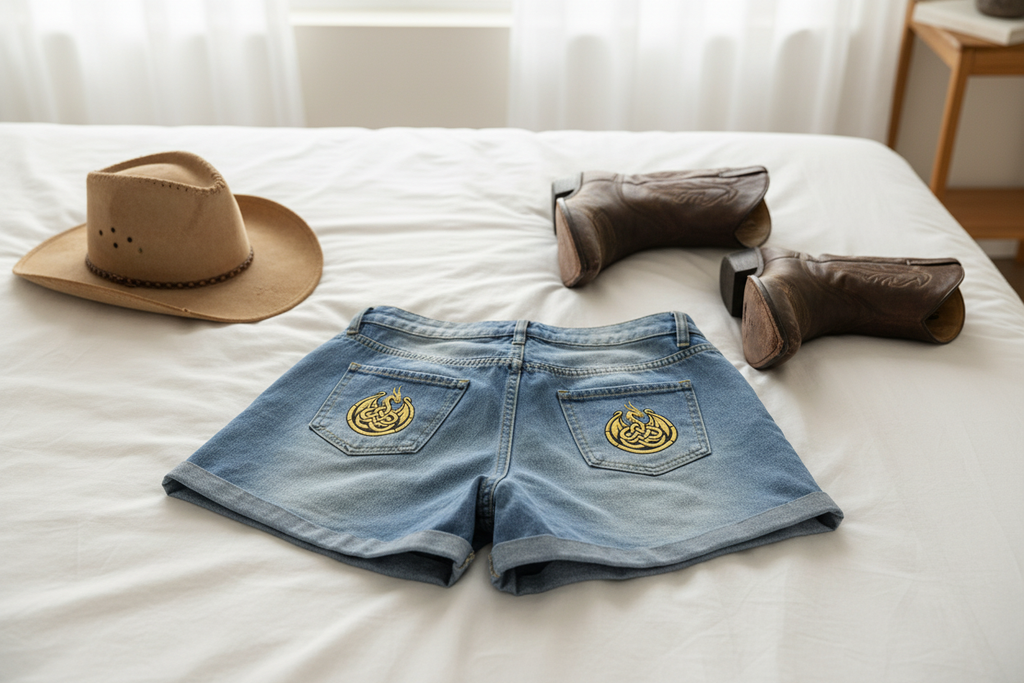 Wild Spirit Dragon Shorts – Bed Shot Redo