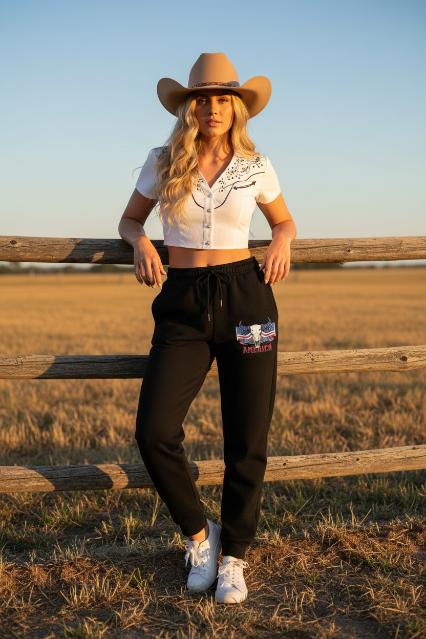 Wild West America - Cowgirl Mockup