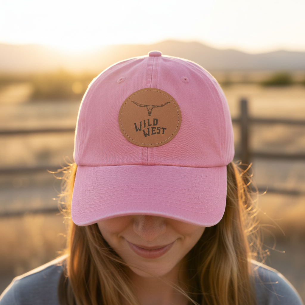 Wild West Hat Close-Up Model Mockup