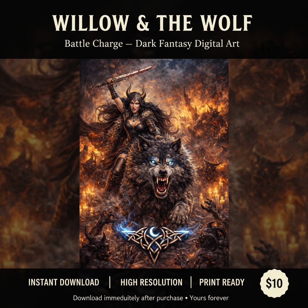 Willow Battle Charge Digital Download Sales Ad