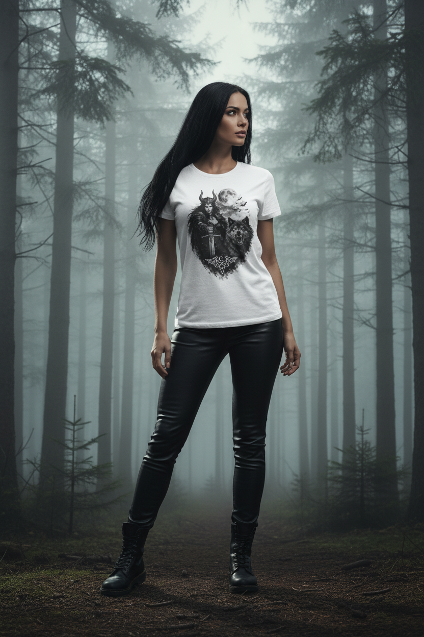 Willow & the Wolf — Forest Mockup