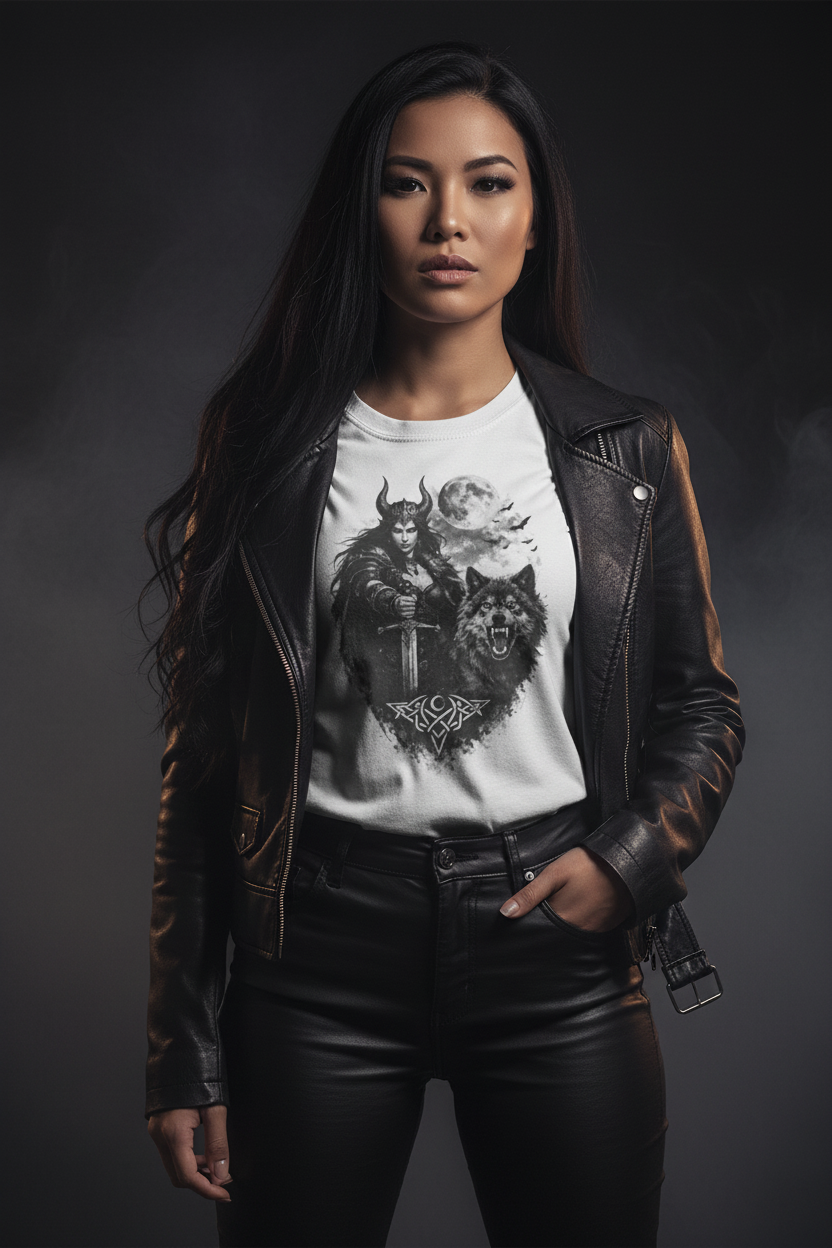 Willow & the Wolf — Leather Jacket Mockup