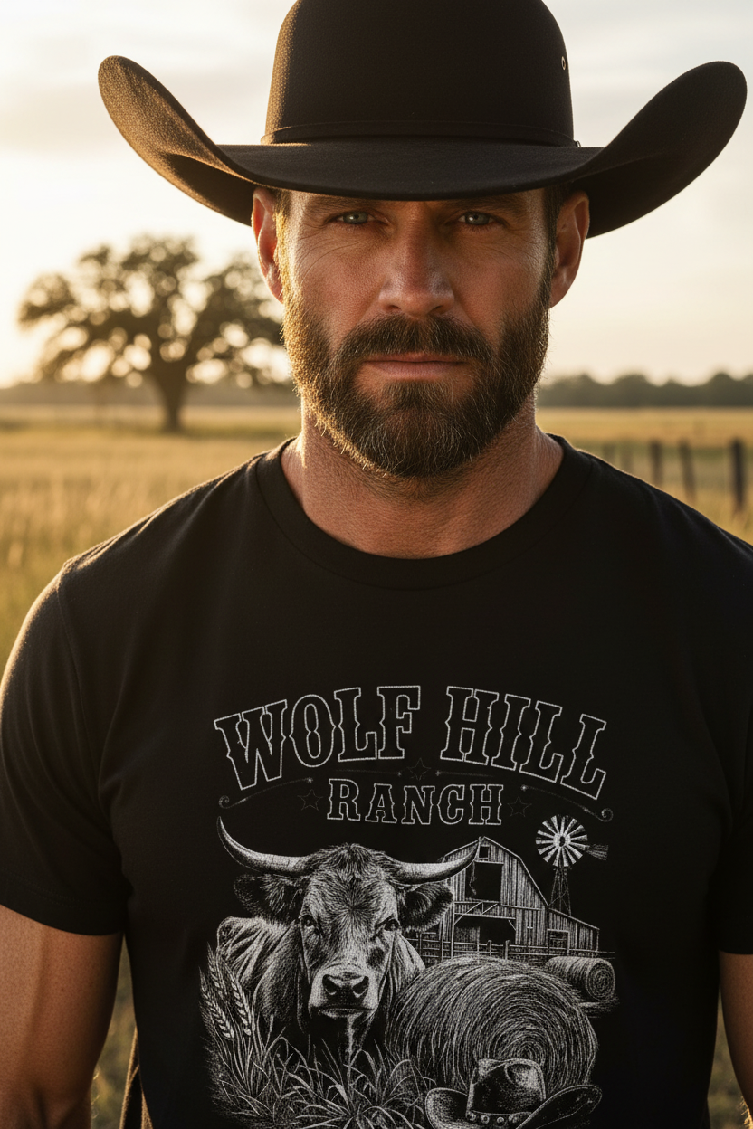 Wolf Hill Ranch Cowboy Portrait