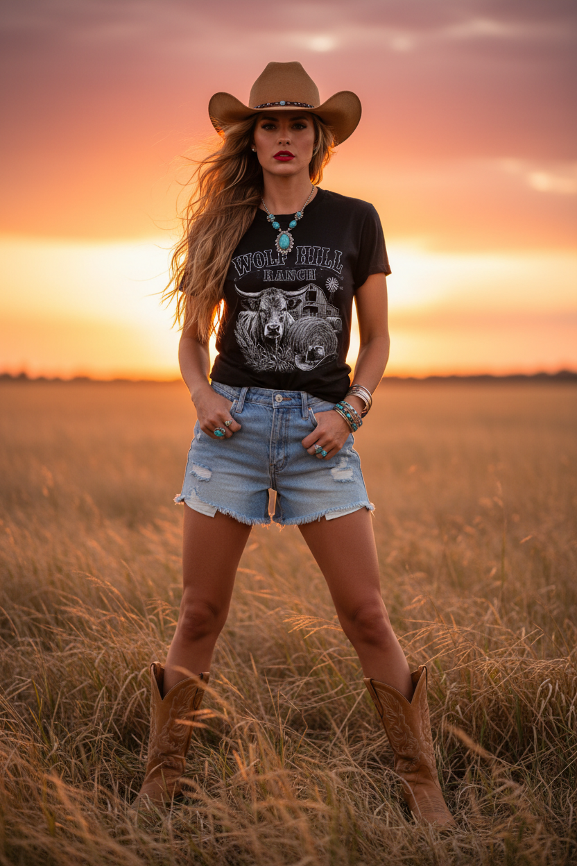 Wolf Hill Ranch Cowgirl Editorial
