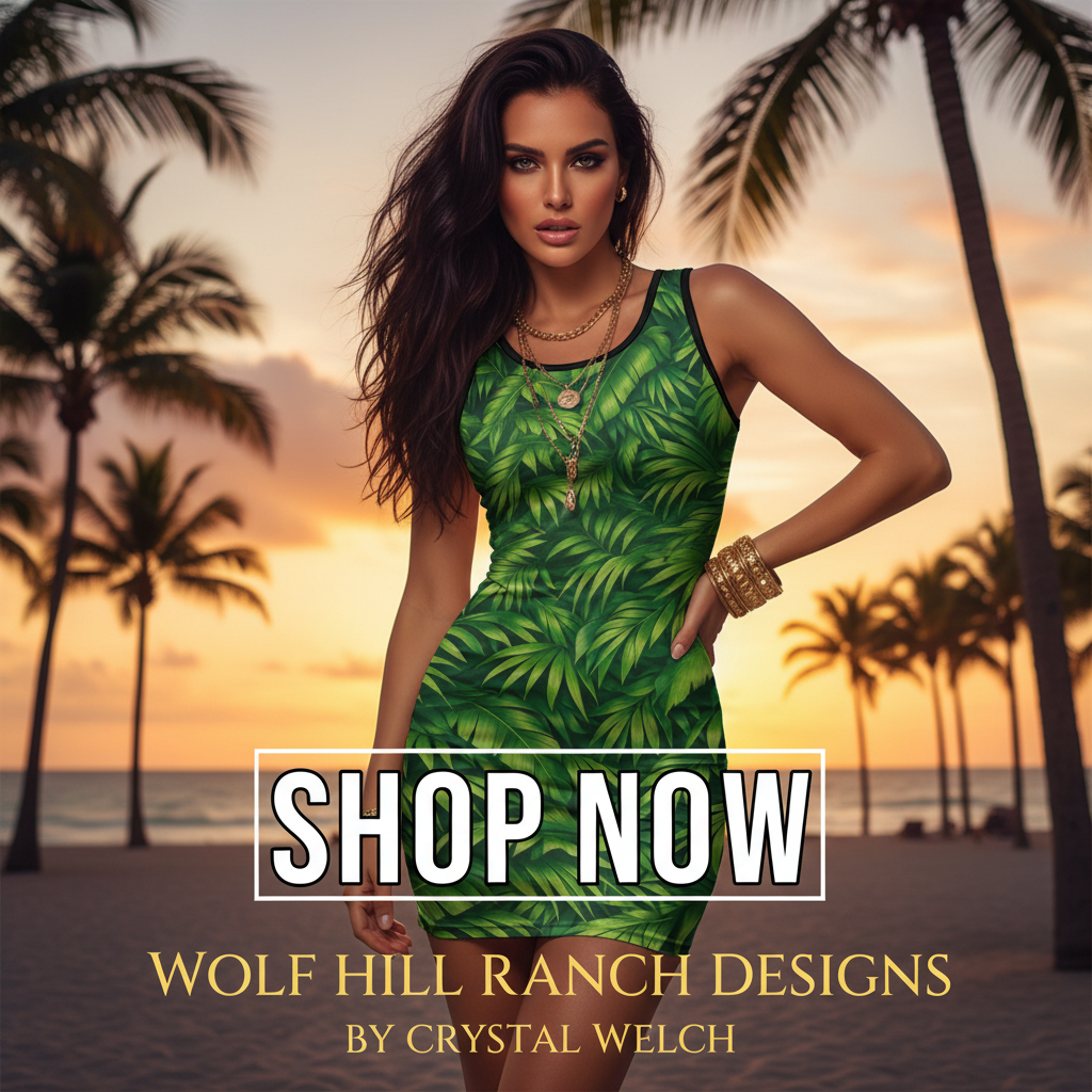 Wolf Hill Ranch Designs - Palm Paradise Shop Now Ad
