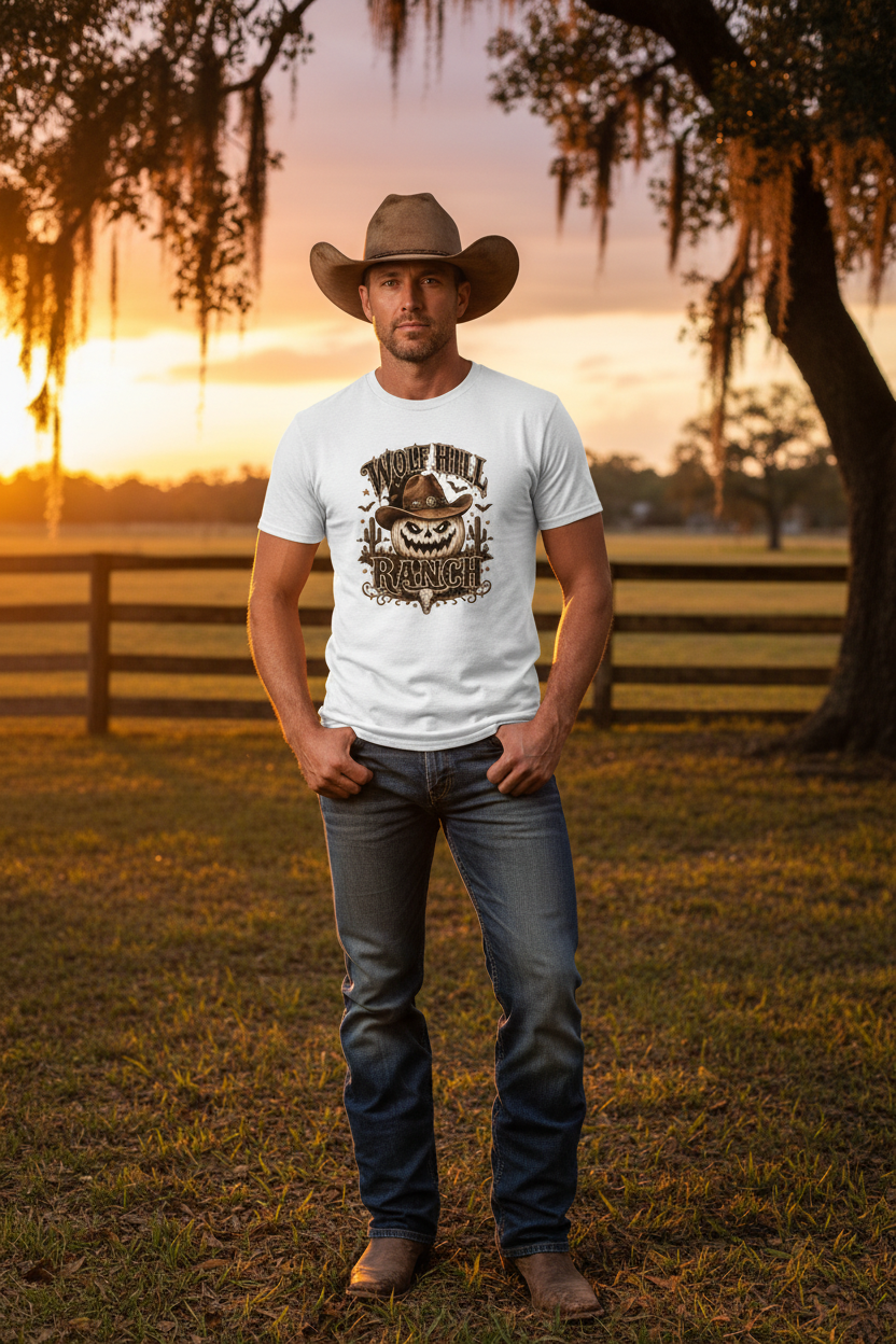 Wolf Hill Ranch Pumpkin Outlaw - Cowboy White
