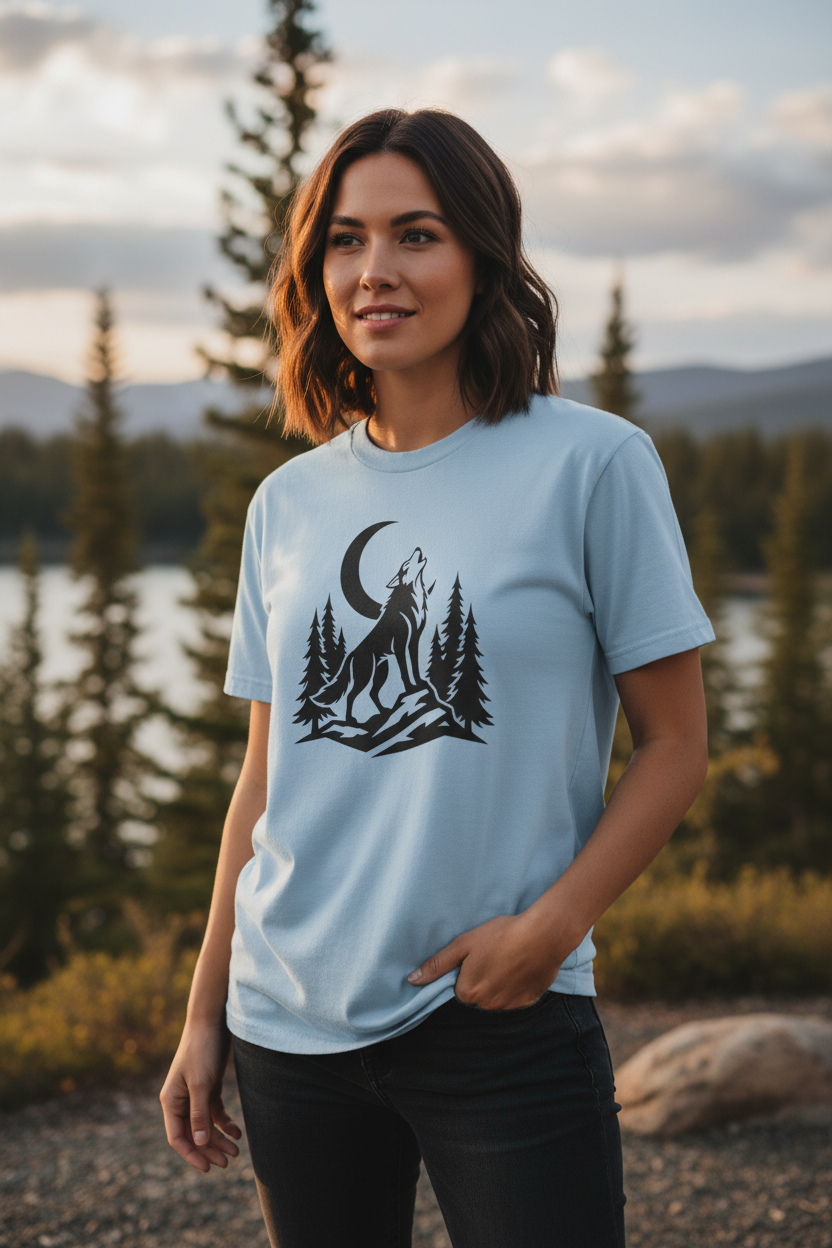 Wolf Howl - Light Blue