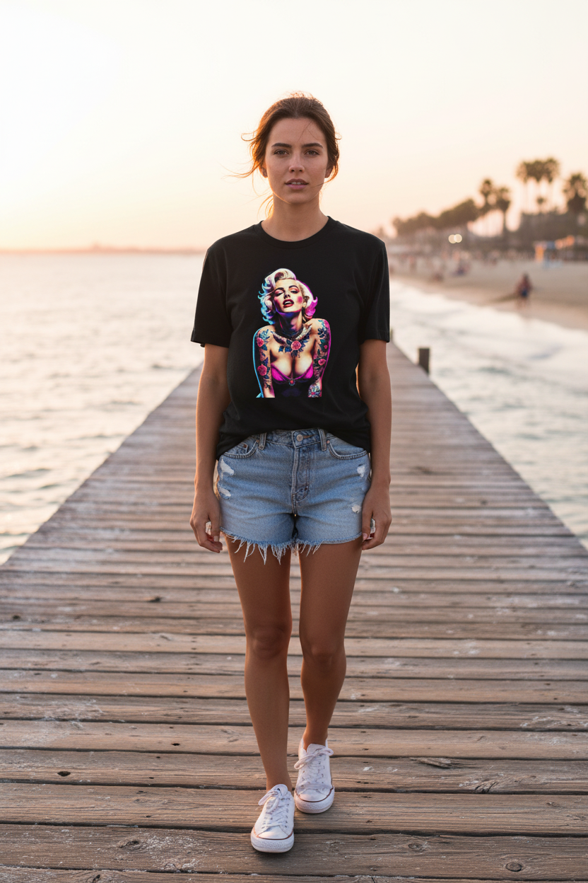 Woman at Beach Dock