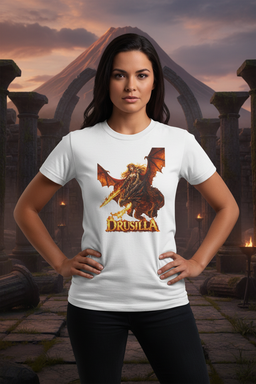 Woman in fantasy-inspired setting