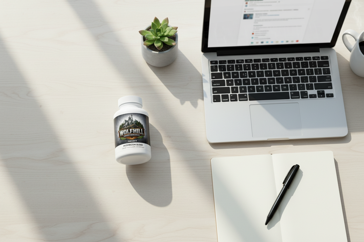 FOCUS 3 -Mushroom Blend Supplement (60 Capsules)