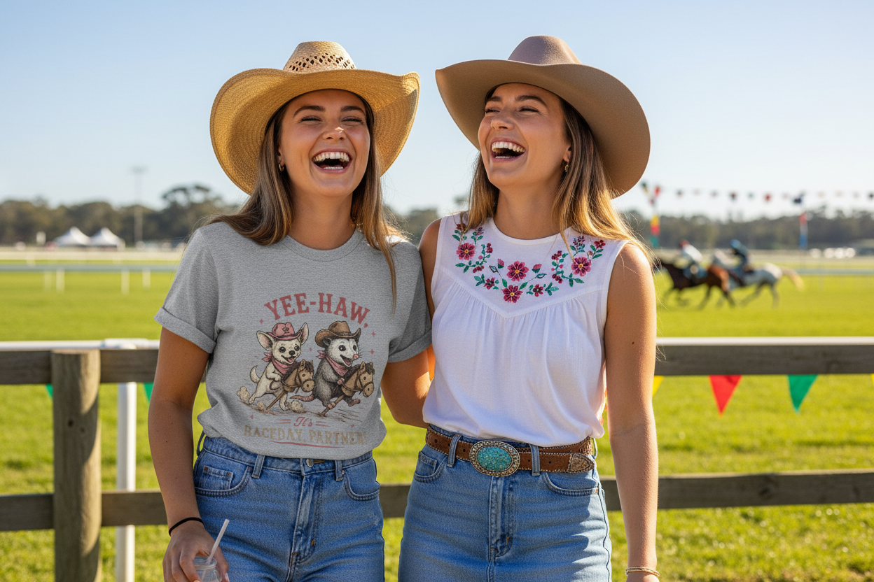 Yee-Haw Race Day Friends