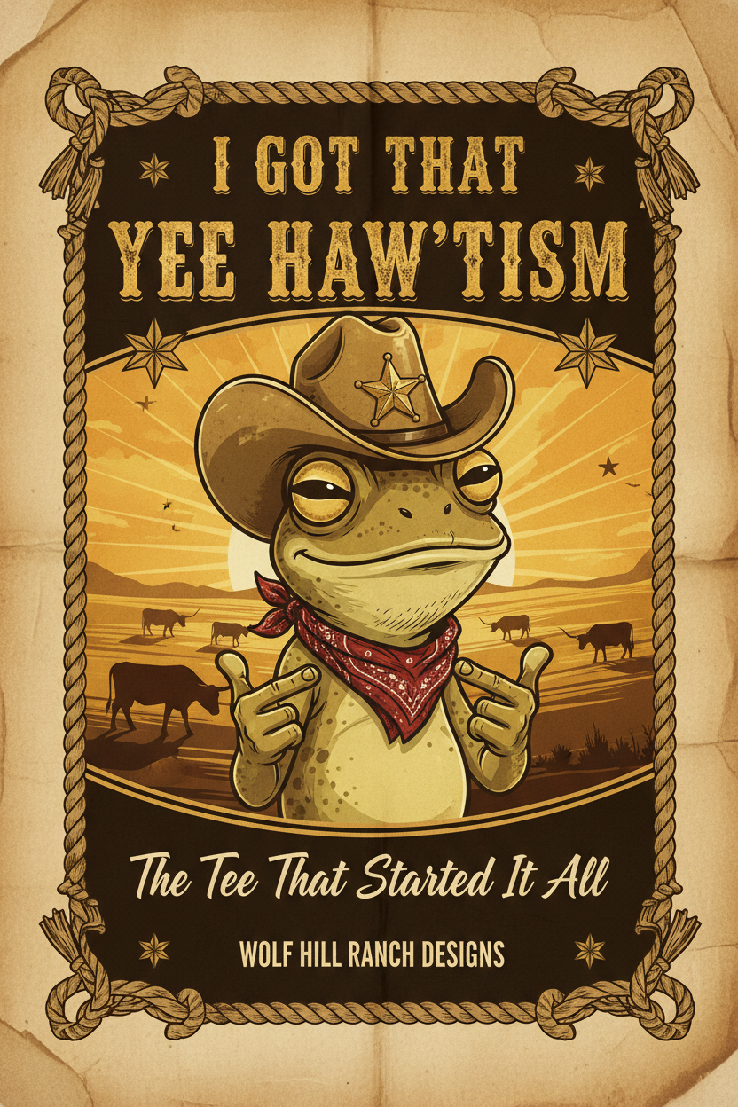Yee Hawtism Western Poster